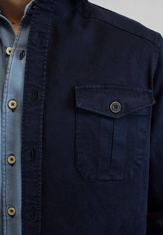 Chemise Oxford à rayures roses