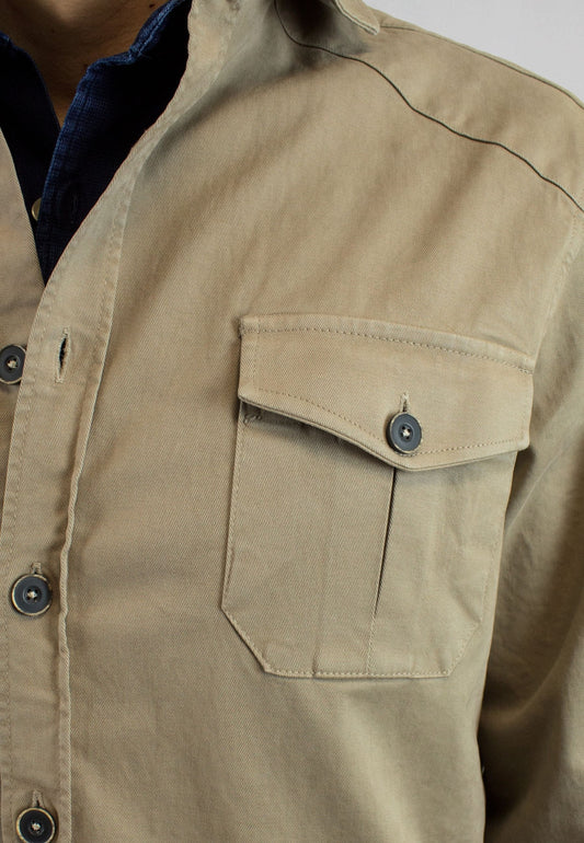 Chemise Oxford à rayures roses