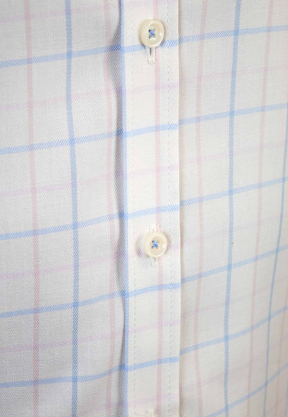 Chemise Oxford à rayures roses