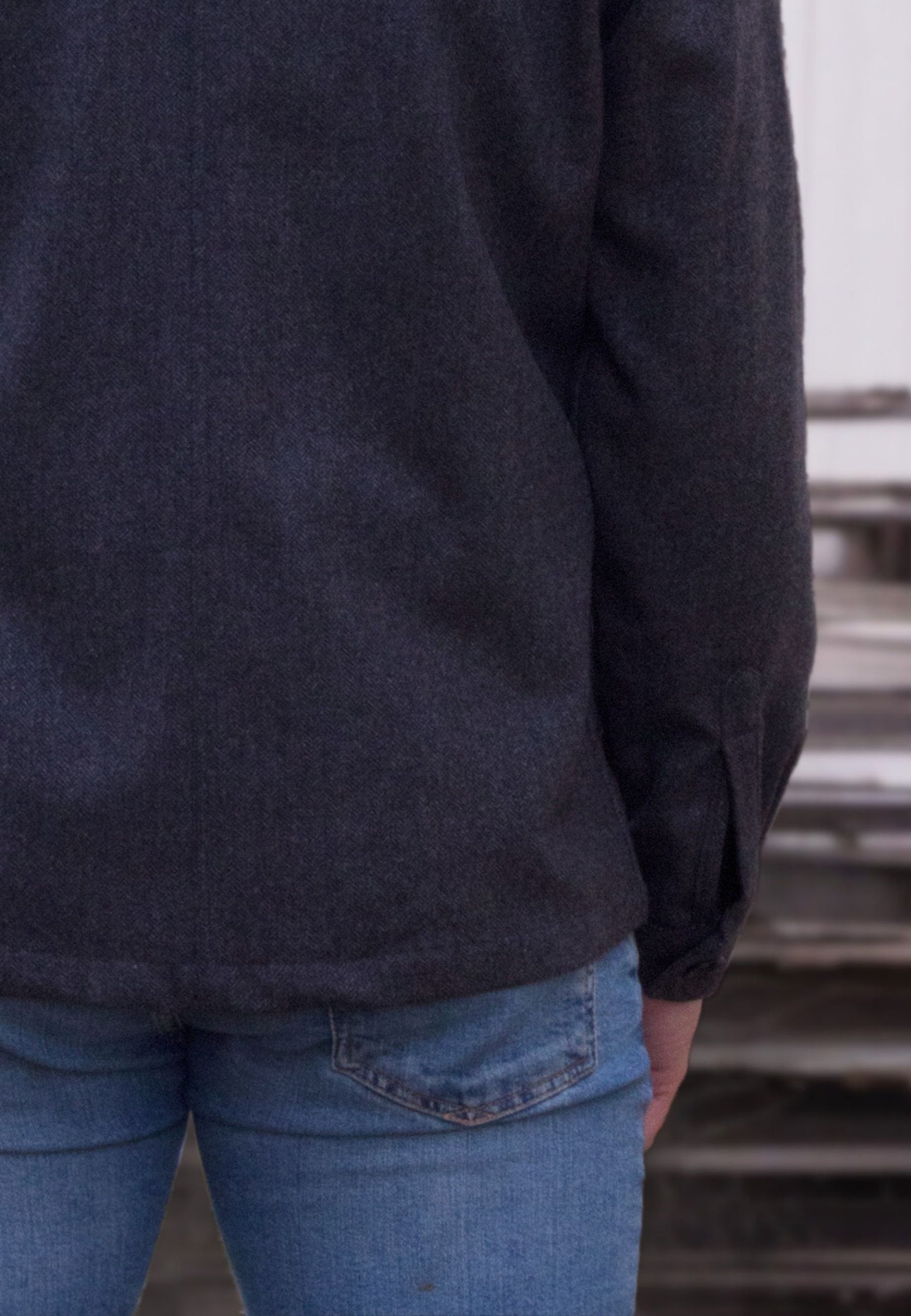 Pink striped oxford shirt