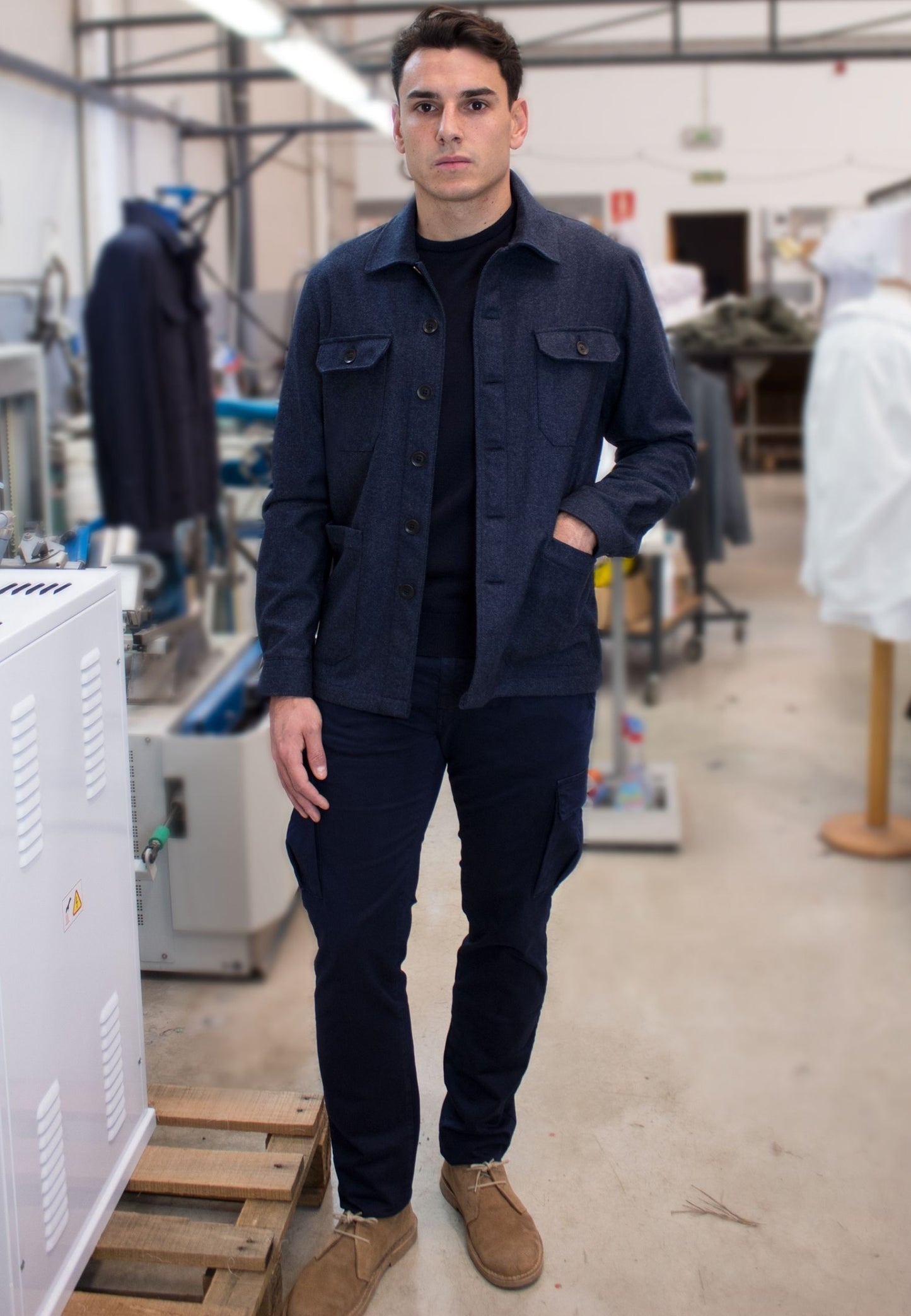 Pink striped oxford shirt