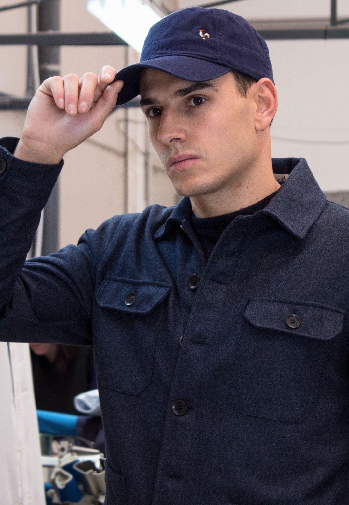 Pink striped oxford shirt