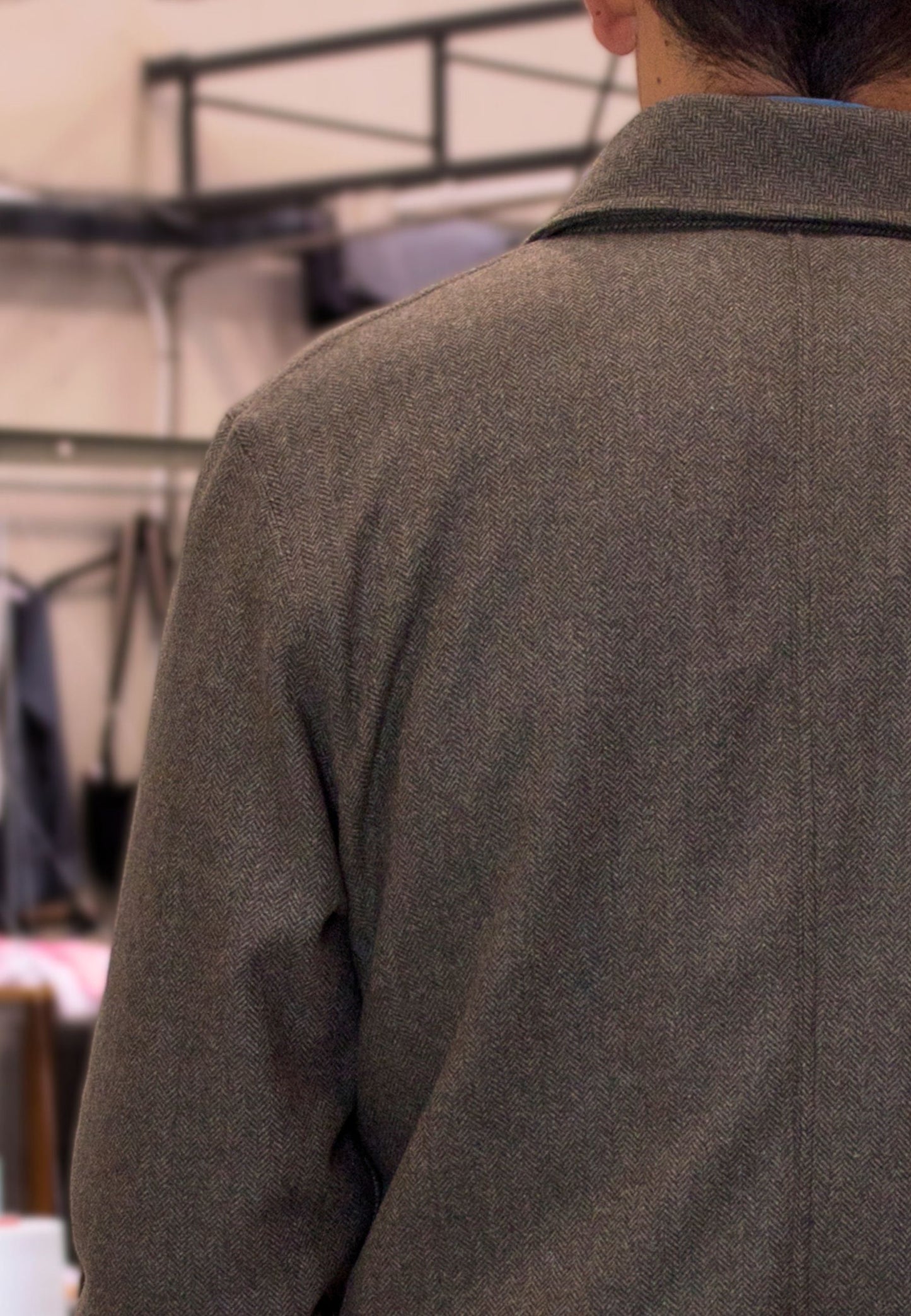 Pink striped oxford shirt