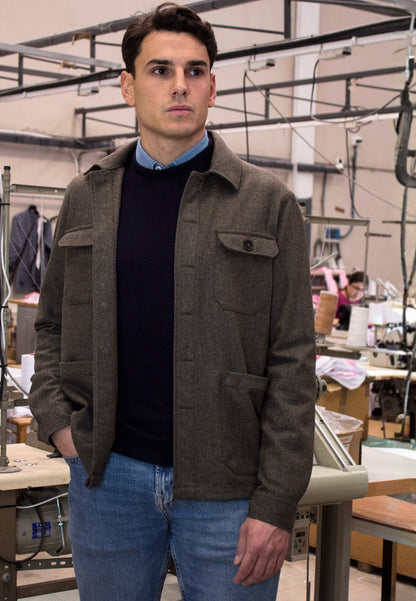 Pink striped oxford shirt