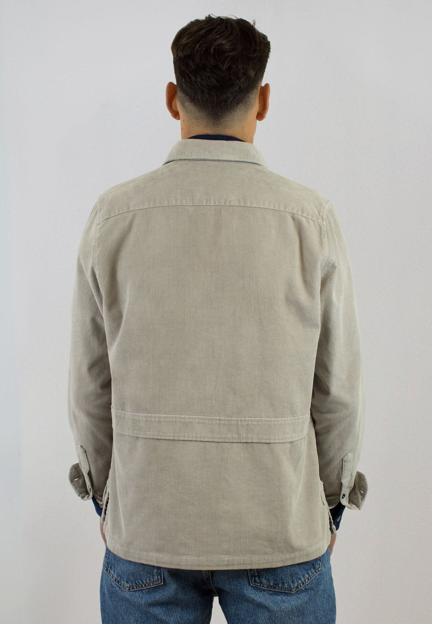 Sobrecamisa sahariana de pana beige