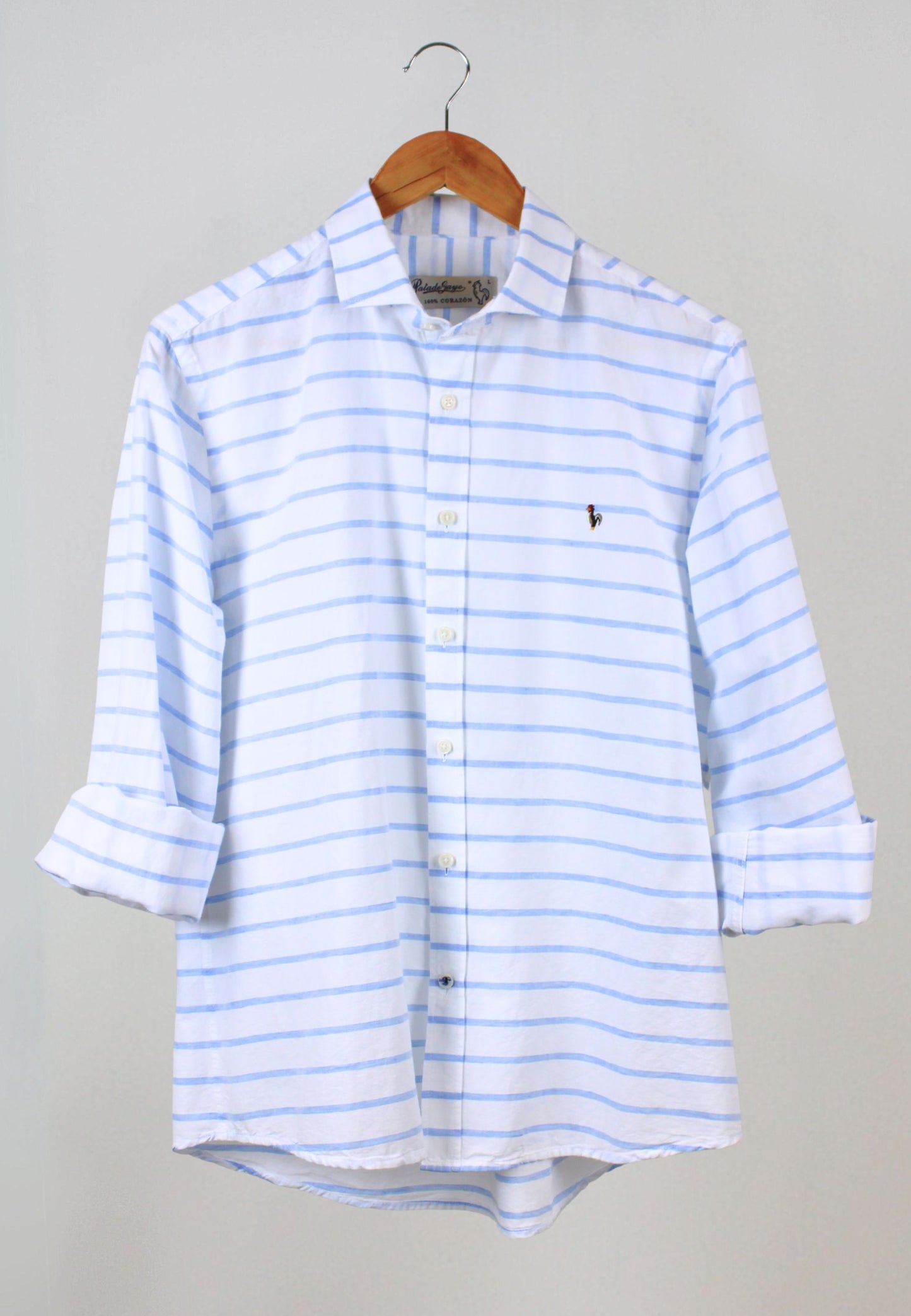 Light blue washed oxford shirt
