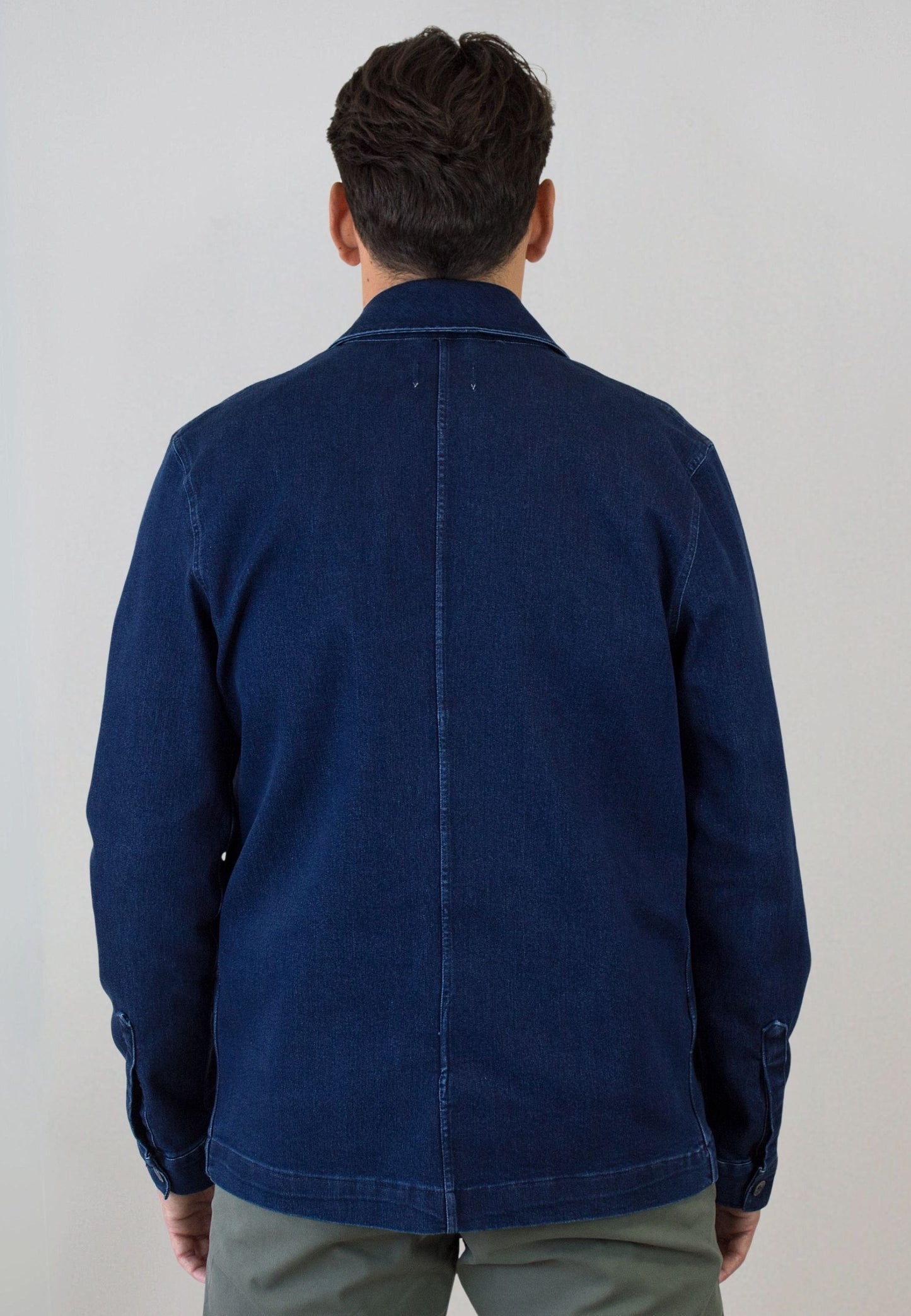 Sobrecamisa denim con bolsillos