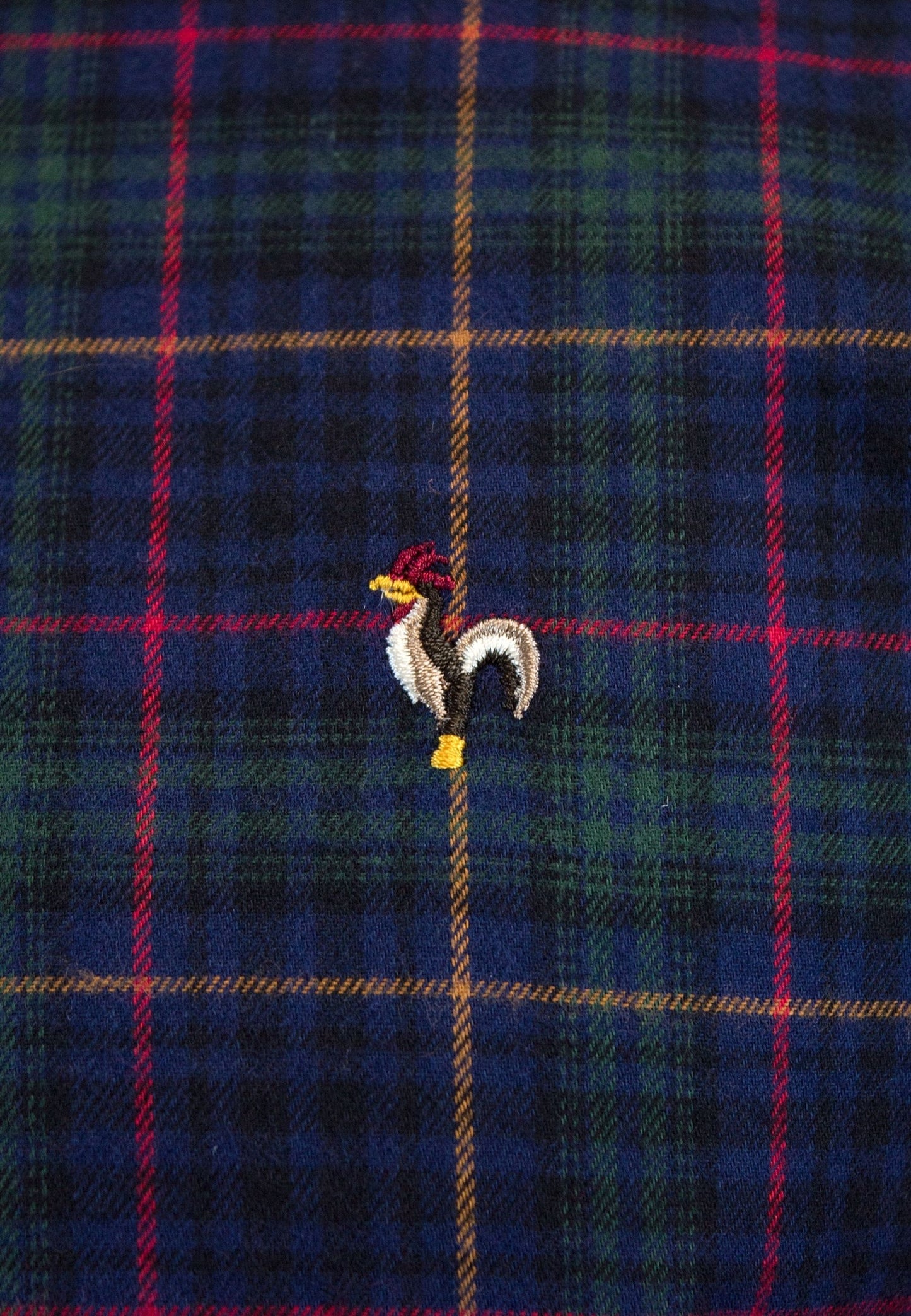 Camisa de cuadro marino