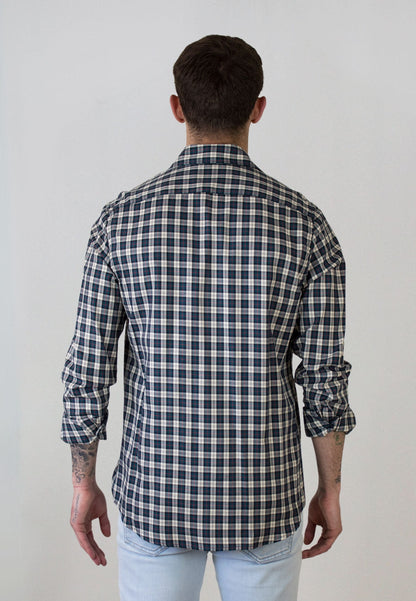 Chemise Oxford à rayures roses