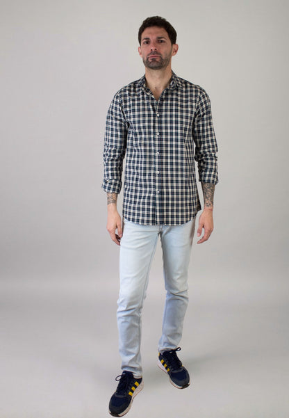 Chemise Oxford à rayures roses