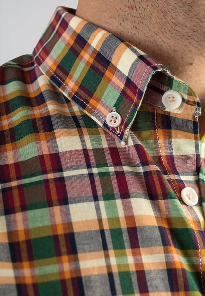 Pink striped oxford shirt