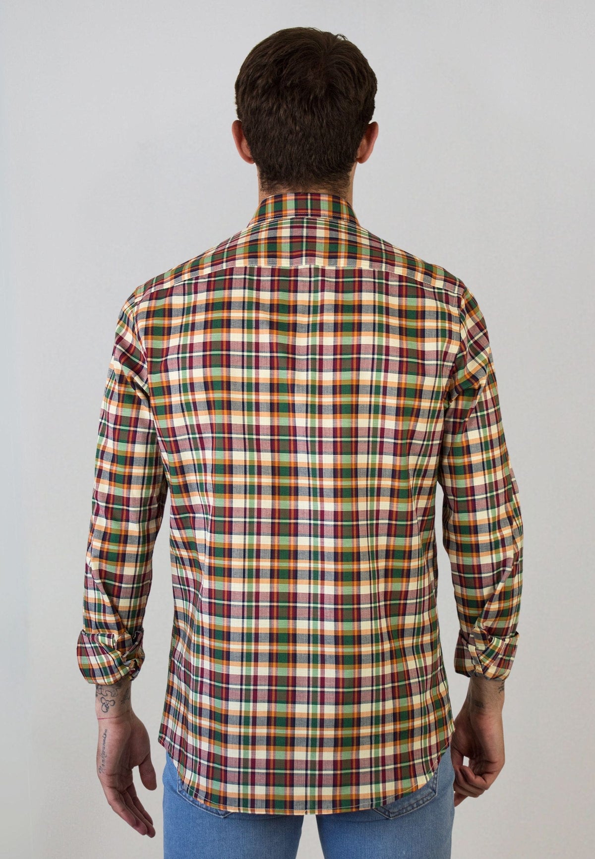 Pink striped oxford shirt