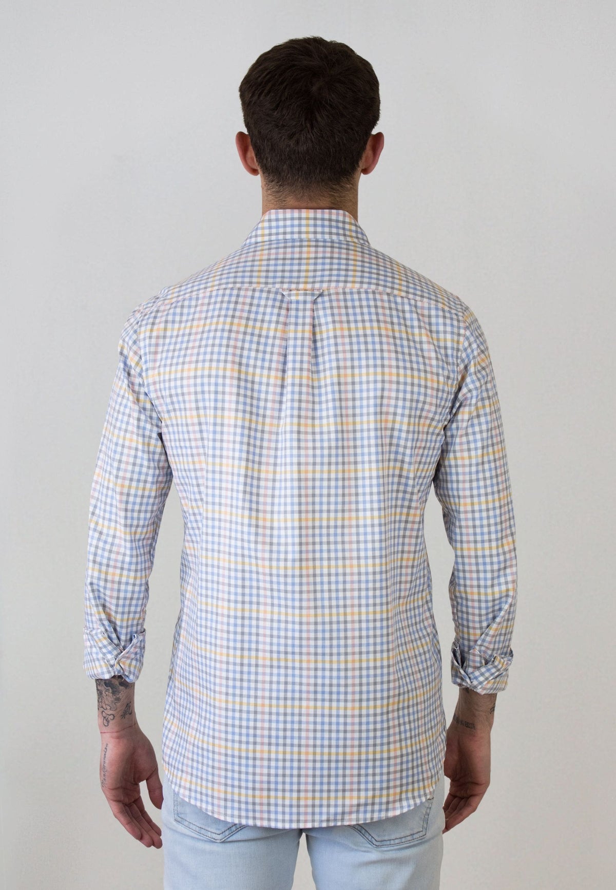 Pink striped oxford shirt