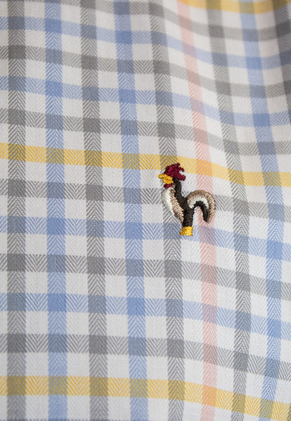 Pink striped oxford shirt