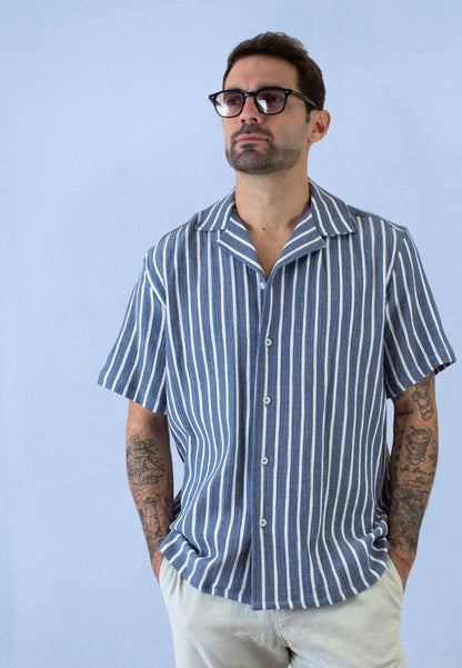 Light blue gingham shirt